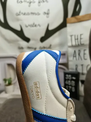 Adidas Spezial White and Blue Lifestyle Sneakers 3