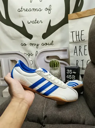 Adidas Spezial White and Blue Lifestyle Sneakers 5