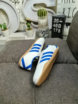 Adidas Spezial White and Blue Lifestyle Sneakers 6