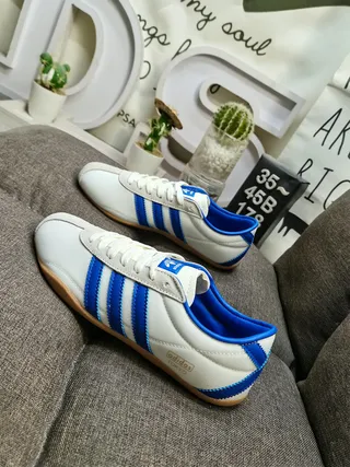 Adidas Spezial White and Blue Lifestyle Sneakers 7