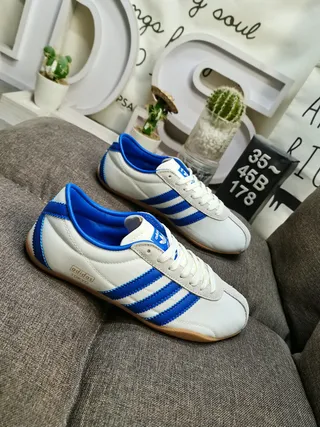 Adidas Spezial White and Blue Lifestyle Sneakers 9
