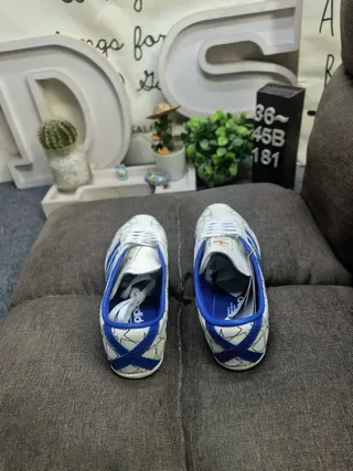 Adidas Spezial सफेद और नीला Star-Line लाइफस्टाइल स्नीकर्स 8