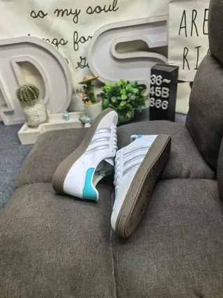Adidas Spezial White and Turquoise Lifestyle Sneakers 6