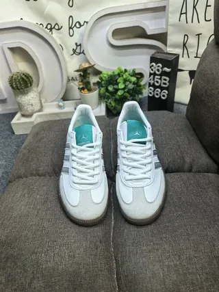Adidas Spezial White and Turquoise Lifestyle Sneakers 10