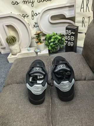 Adidas Superstar Black and Silver Metallic Lifestyle Sneakers 8