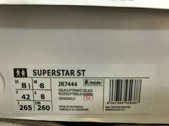 Adidas Superstar Black White Gold Eyelet Lifestyle Sneakers 2