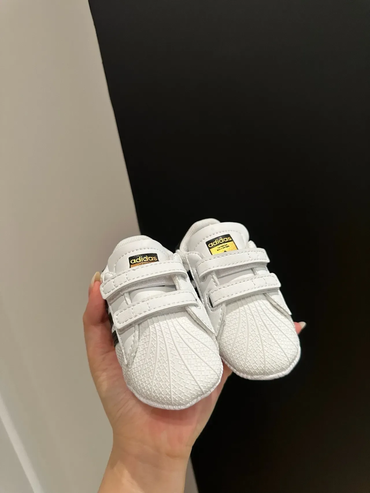 Adidas Superstar Crib Black Stripe Lifestyle Sneakers 10