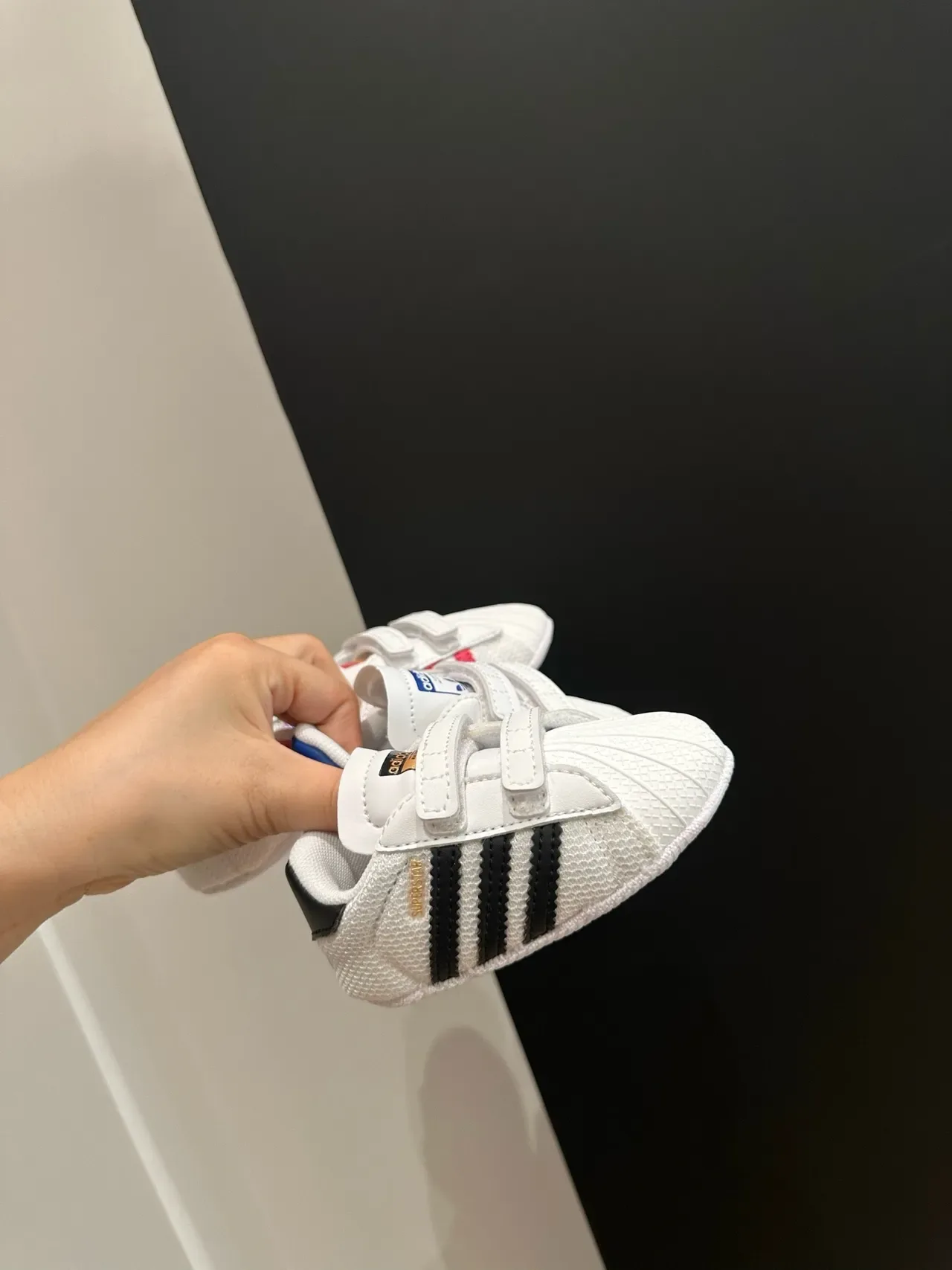 Adidas Superstar Crib Black Stripe Lifestyle Sneakers 13