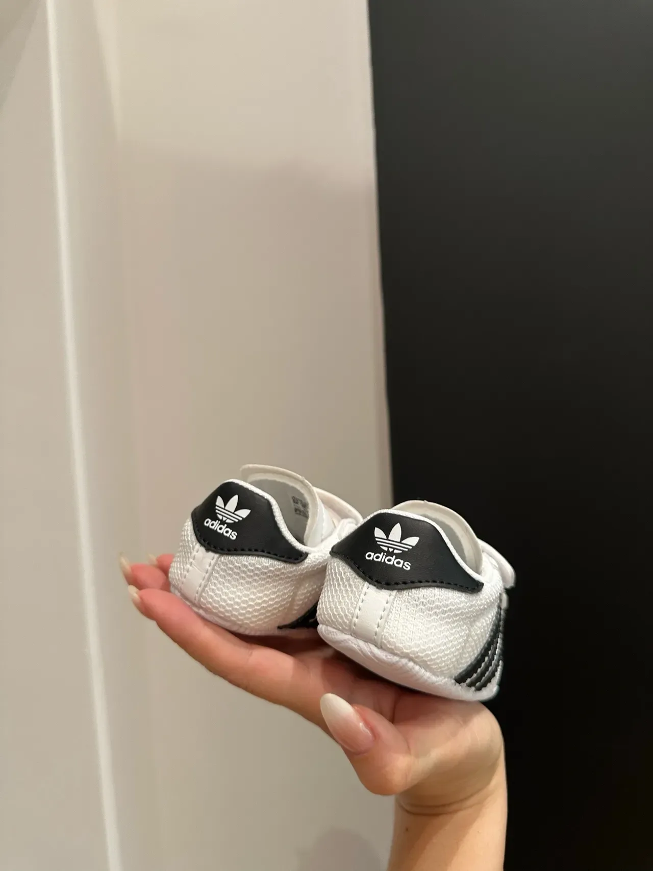 Adidas Superstar Crib Black Stripe Lifestyle Sneakers 14