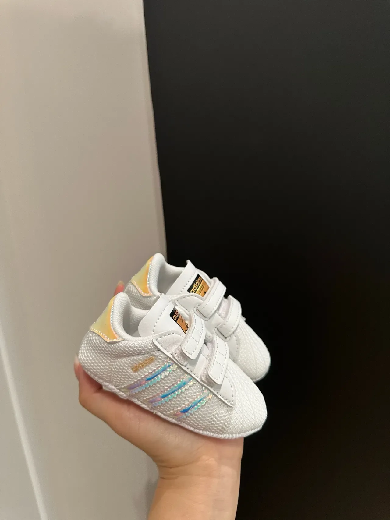 Adidas Superstar Crib Black Stripe Lifestyle Sneakers 20