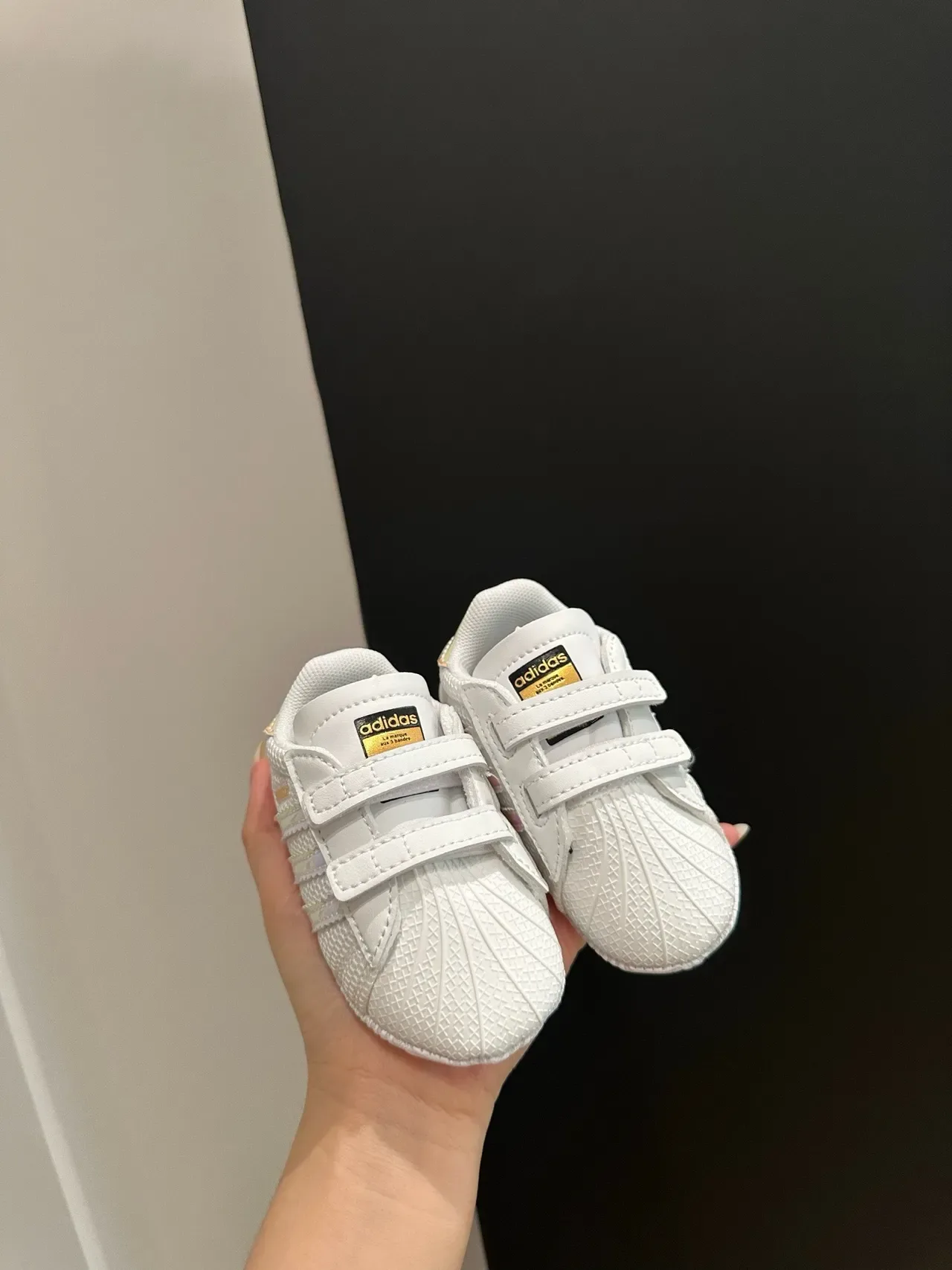 Adidas Superstar Crib Black Stripe Lifestyle Sneakers 21