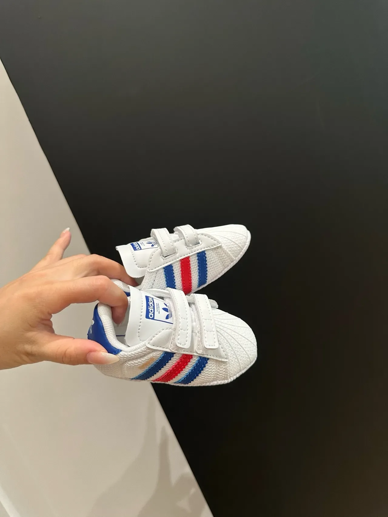 Adidas Superstar Crib Black Stripe Lifestyle Sneakers 24