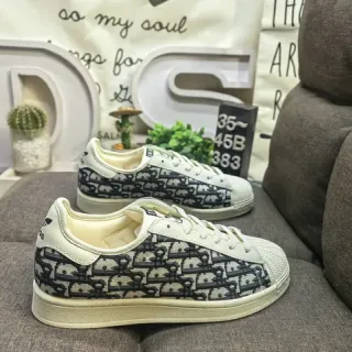 Adidas Superstar Jacquard Monogram Off-White लाइफस्टाइल स्नीकर