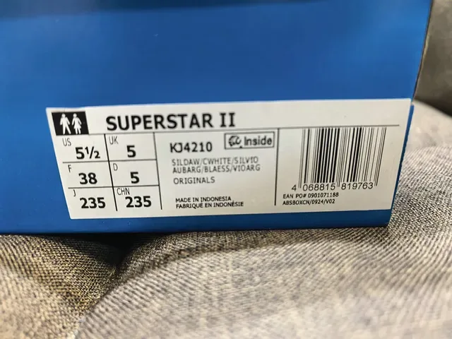 Adidas Superstar Light Gray and Navy Lifestyle Sneakers 2