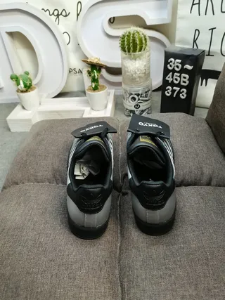 Adidas Superstar Metallic Silver Black Lifestyle Sneakers 8