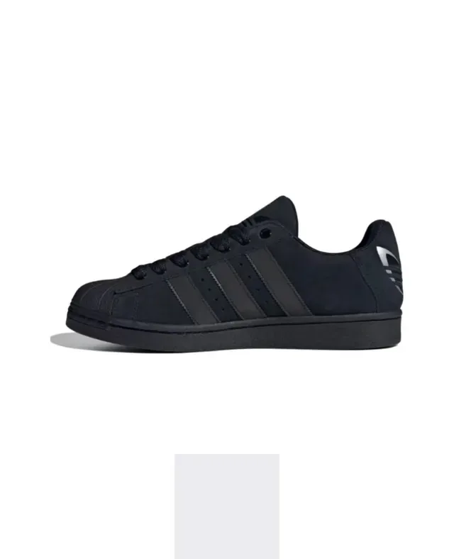 Adidas Superstar Monochrome Black Lifestyle Sneakers 8