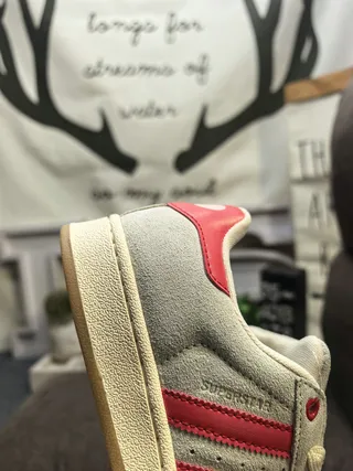 Adidas Superstar Pink and Gray Lifestyle Sneakers 3
