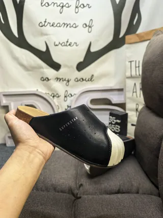 Adidas Superstar Slide Black and White Slip-On Slippers 5