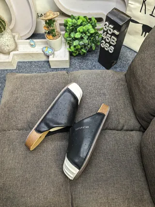 Adidas Superstar Slide Black and White Slip-On Slippers 6
