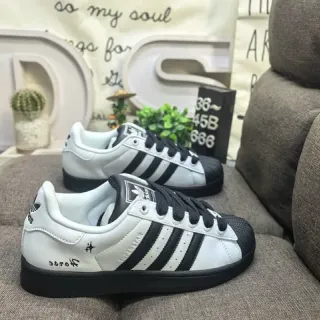 Adidas Superstar White and Black Lifestyle Sneakers