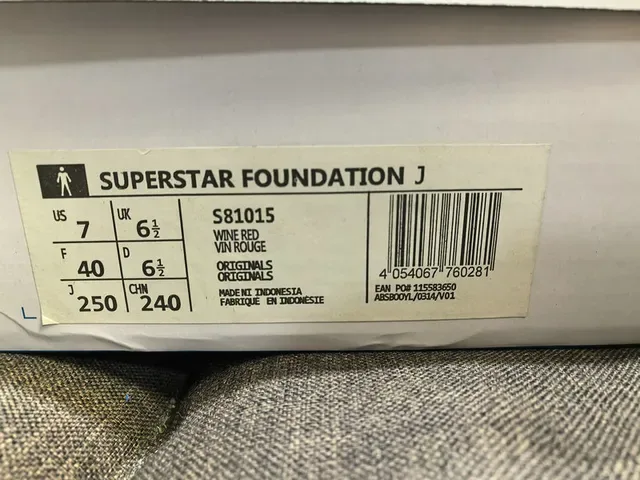 Adidas Superstar White and Burgundy Lifestyle Sneakers 2