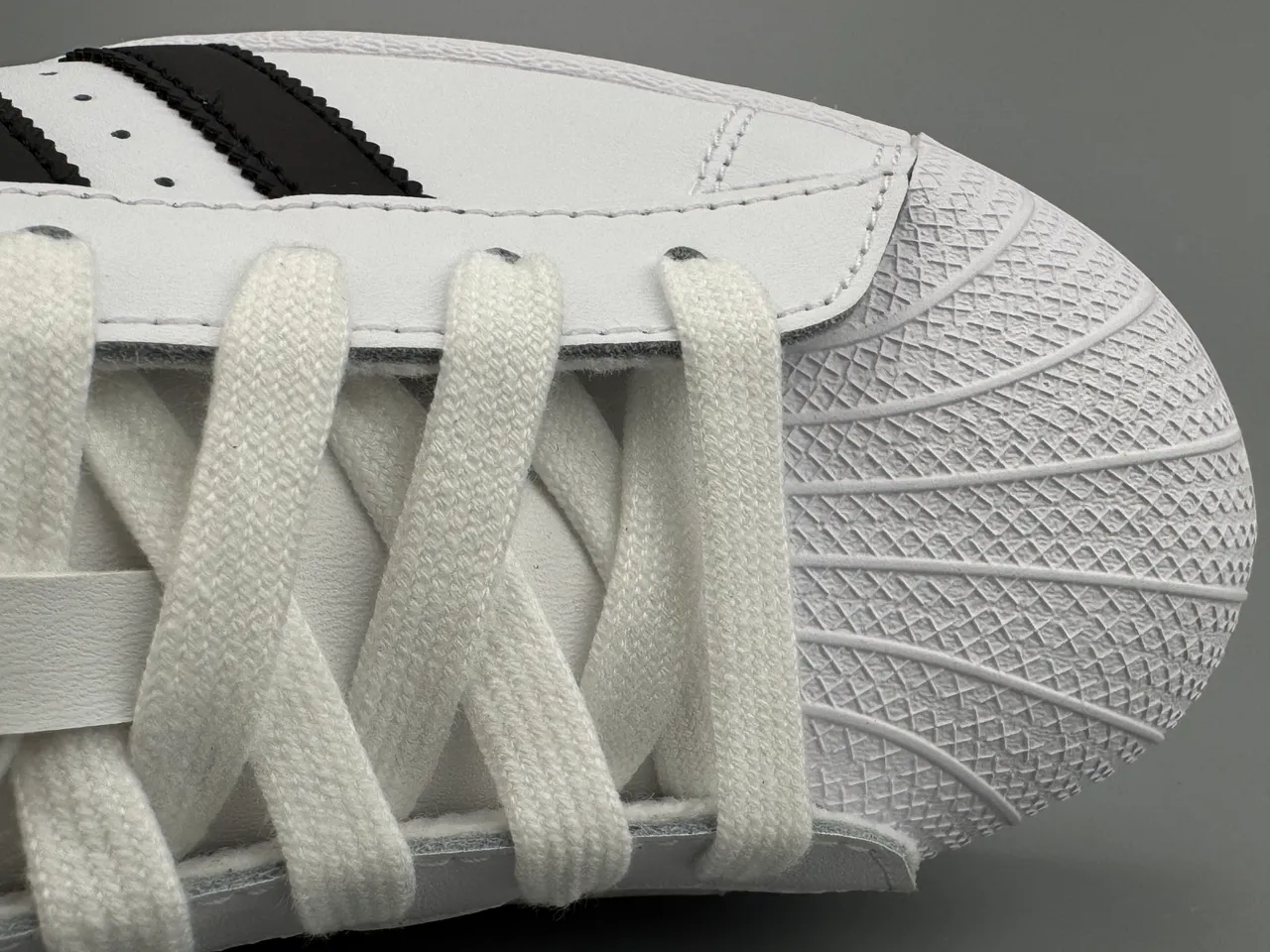 Adidas Superstar White Black Gold Lifestyle Sneakers 6
