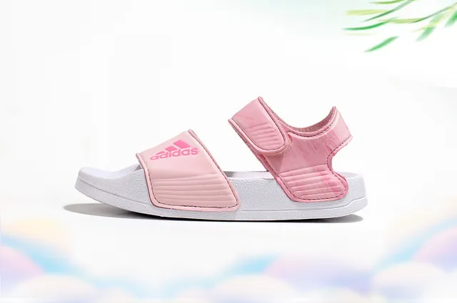 Adidas à deux sangles Velcro Sandales casual pour enfants 14