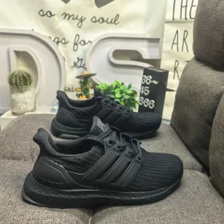 Adidas Ultraboost Black Knit Running Shoes