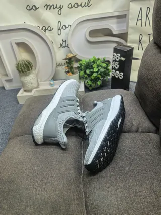 Adidas Ultraboost Black Knit Running Shoes 6