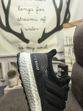 Adidas Ultraboost Black Knit Running Shoes 13