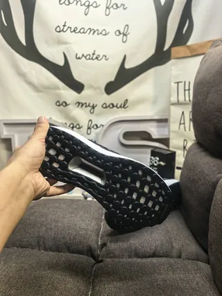 Adidas Ultraboost Black Knit Running Shoes 14