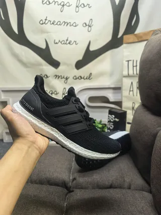 Adidas Ultraboost Black Knit Running Shoes 15