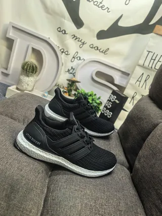 Adidas Ultraboost Black Knit Running Shoes 19