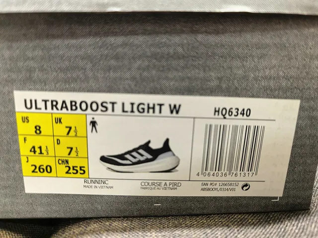Adidas Ultraboost White Orange Black Running Shoes 12