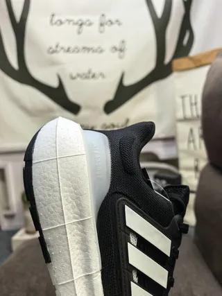 Adidas Ultraboost White Orange Black Running Shoes 13
