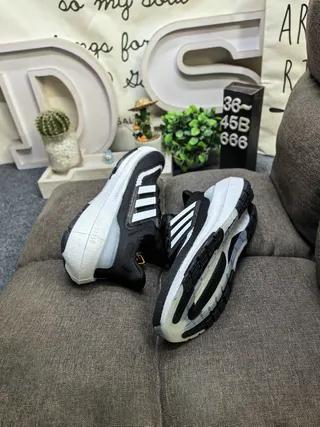 Adidas Ultraboost White Orange Black Running Shoes 16