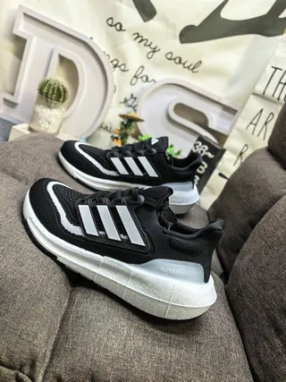 Adidas Ultraboost White Orange Black Running Shoes 17