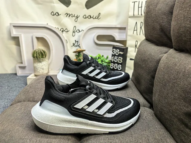 Adidas Ultraboost White Orange Black Running Shoes 21