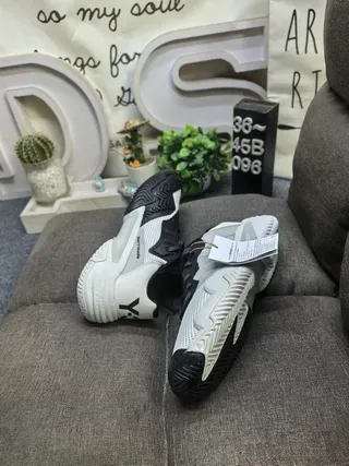 Adidas White and Black Three-Stripe Lifestyle Sneakers 6
