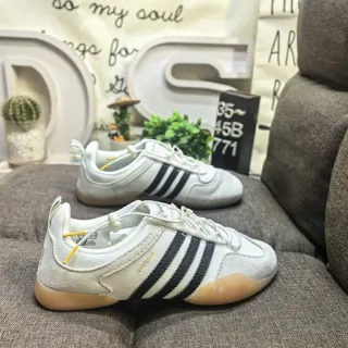 Adidas White Black Low-Top Three-Stripe Side Panel Lifestyle Sneakers