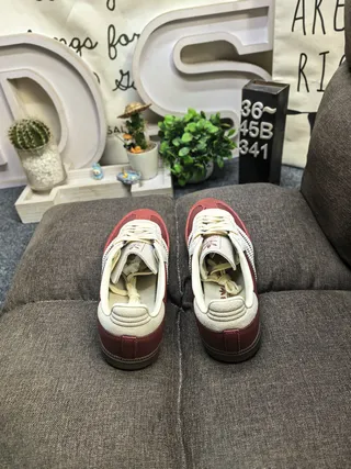 Adidas White Brown Cow-Print Upper Three-Stripe Side Panel Lifestyle Sneakers 8