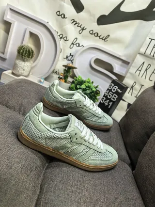 Adidas White Brown Cow-Print Upper Three-Stripe Side Panel Lifestyle Sneakers 19