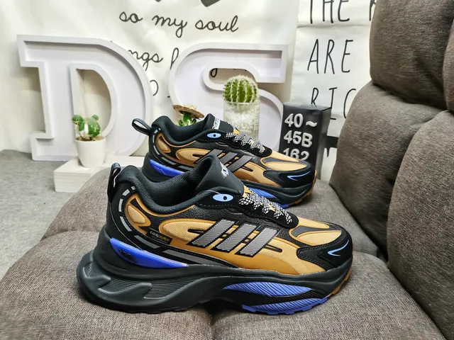 Adidas أبيض أحمر سولة منصة طبقات تركيبية متراكبة سنيكرز كثيفة 11