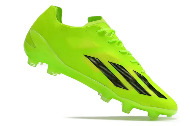 Adidas White Transparent Low-Cut Synthetic Upper Tonal Three-Stripe Overlay Firm-Ground Soccer Shoes 2