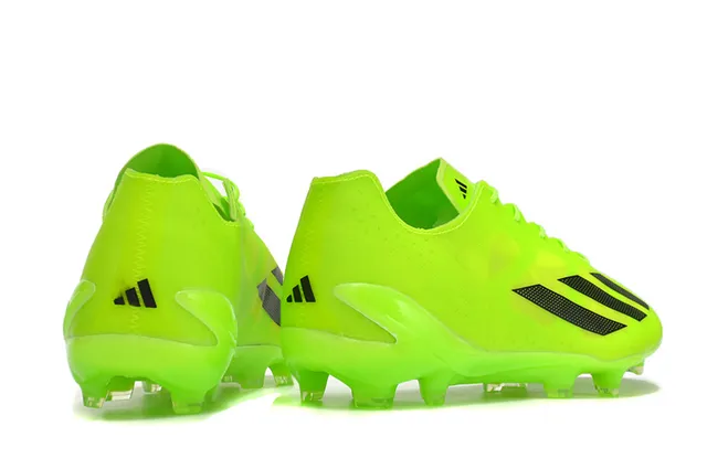 Adidas White Transparent Low-Cut Synthetic Upper Tonal Three-Stripe Overlay Firm-Ground Soccer Shoes 5