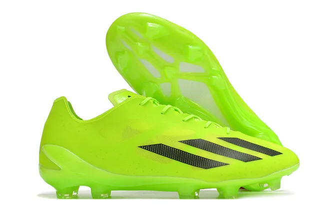 Adidas White Transparent Low-Cut Synthetic Upper Tonal Three-Stripe Overlay Firm-Ground Soccer Shoes 6