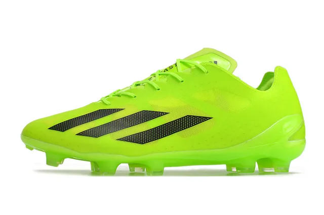 Adidas White Transparent Low-Cut Synthetic Upper Tonal Three-Stripe Overlay Firm-Ground Soccer Shoes 8