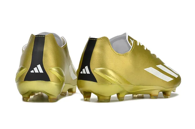 Adidas White Transparent Low-Cut Synthetic Upper Tonal Three-Stripe Overlay Firm-Ground Soccer Shoes 12