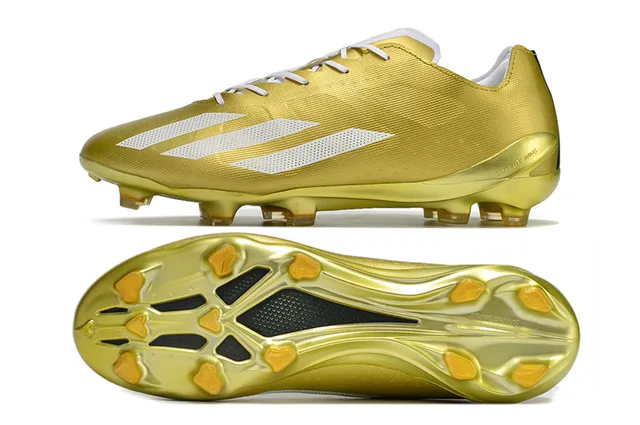 Adidas White Transparent Low-Cut Synthetic Upper Tonal Three-Stripe Overlay Firm-Ground Soccer Shoes 14