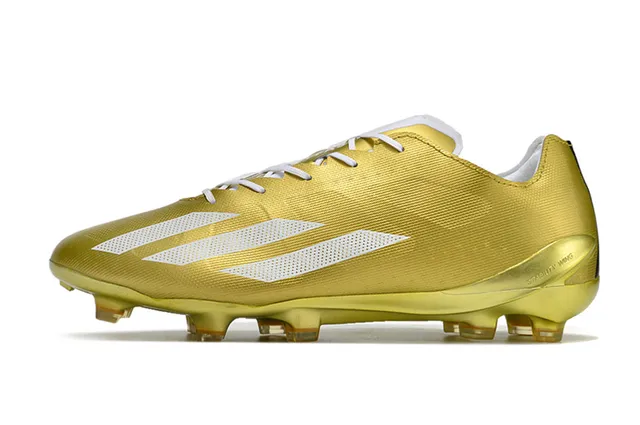 Adidas White Transparent Low-Cut Synthetic Upper Tonal Three-Stripe Overlay Firm-Ground Soccer Shoes 15